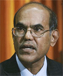 Reserve Bank of India governor D Subbarao